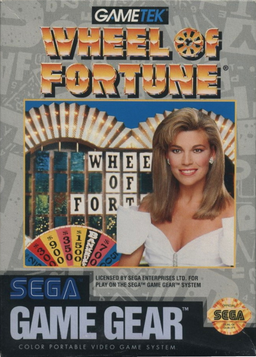 Wheel of Fortune box art for Sega Game Gear